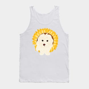 Sunflower Maltipoo Tank Top